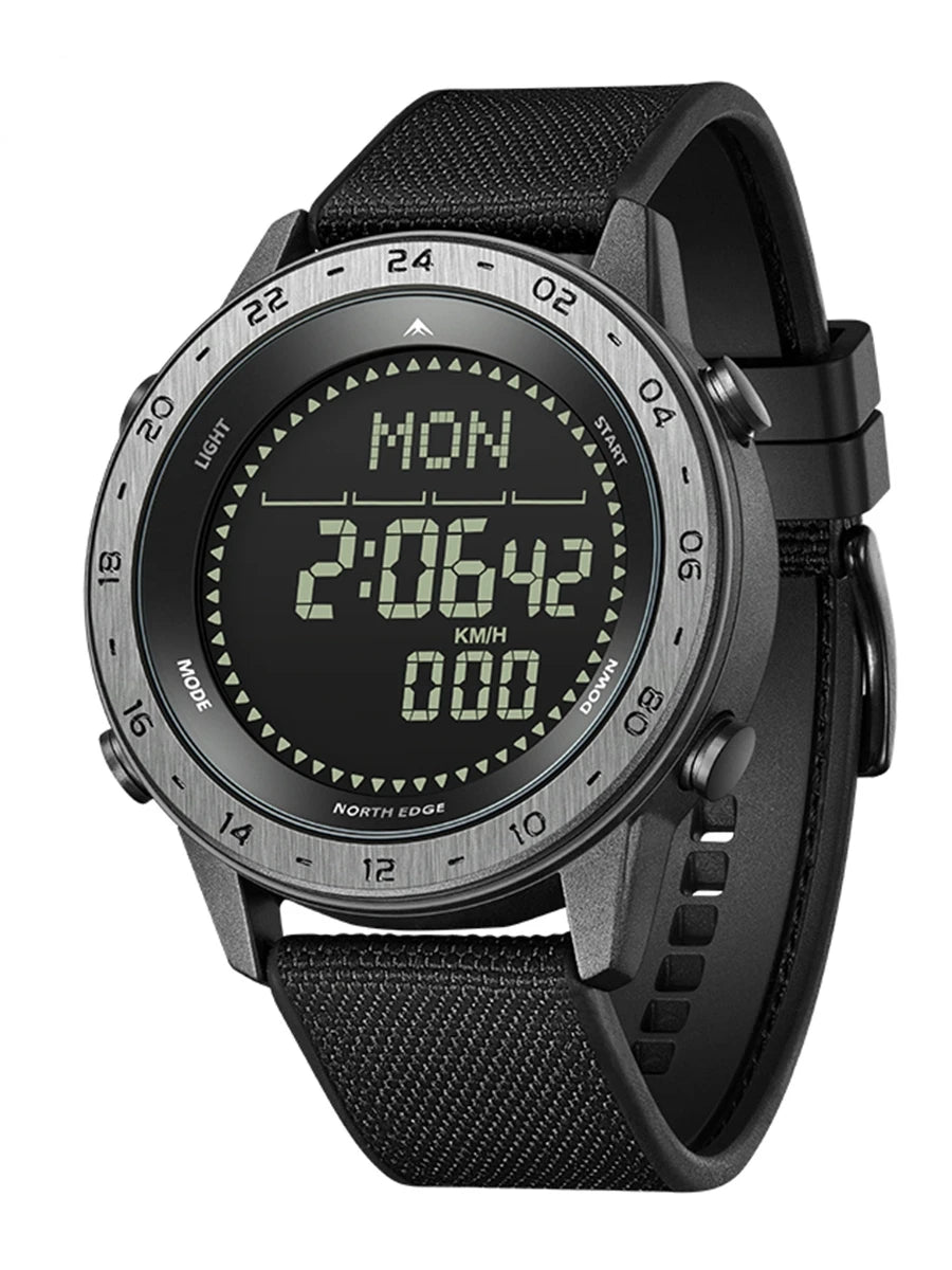 NORTH EDGE TANK 3 Smartwatch - Pedometer, Compass, Waterproof 50M