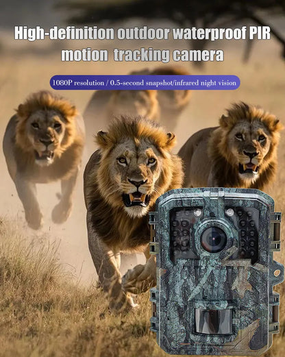 BORME Mini Trail Camera - MiniDL003 16MP 1080P - Night Vision Photo - Motion Camera