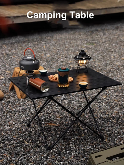 Folding Camping Table - Portable Compact Ultralight Aluminum Camp Table & Bag