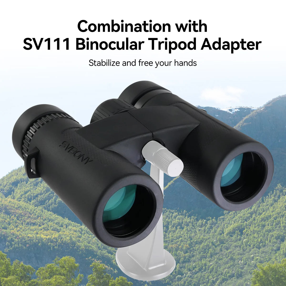Svbony SV202 Upgraded Wide-angle ED Binoculars 8x32/8x42/10x42 - Bak4 Prism, IPX7 Waterproof, Fogproof