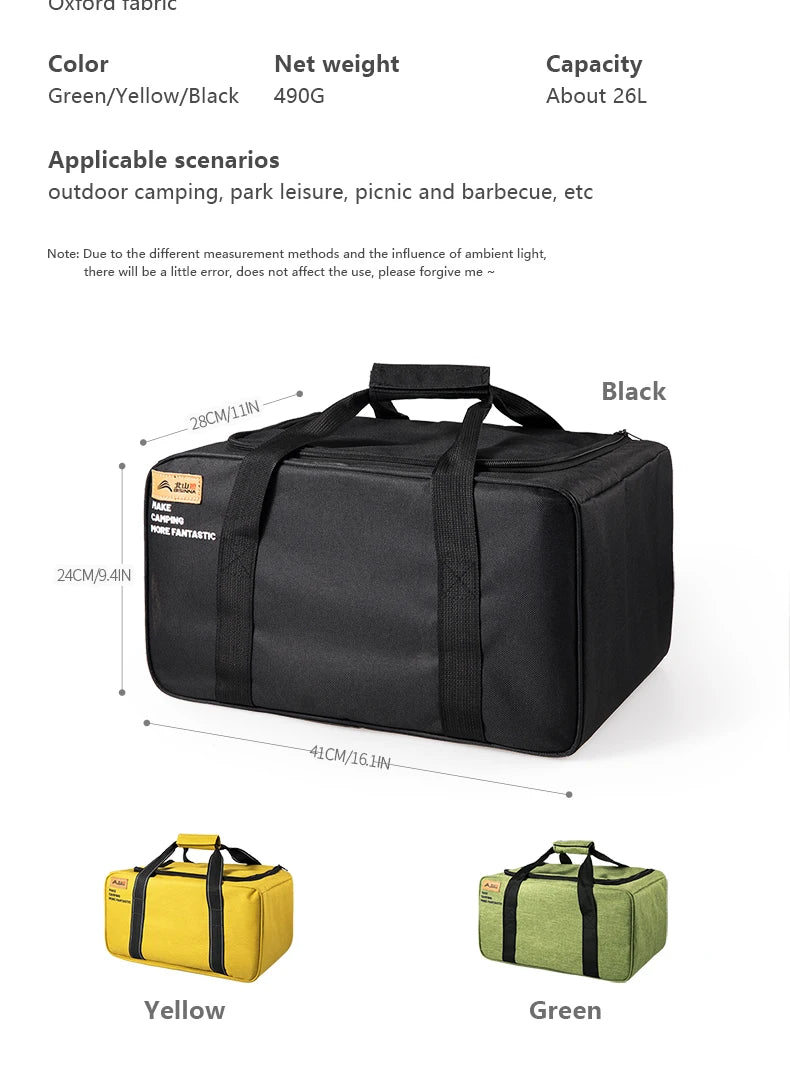 BISINNA 26L Camping Bag - Camp Accessory Organizer - Hiking, Hunting, Camping Pack