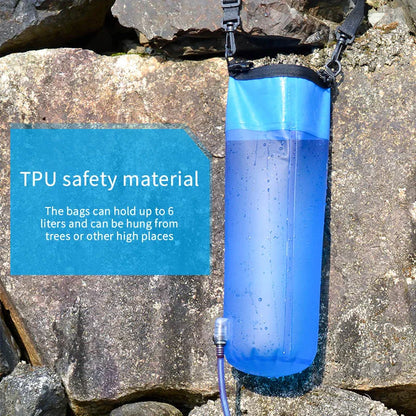Filterwell 6L Gravity Fed Water Purifying Filter Bag - Water Filtration System - Emergency Survival Camping Water Purifier