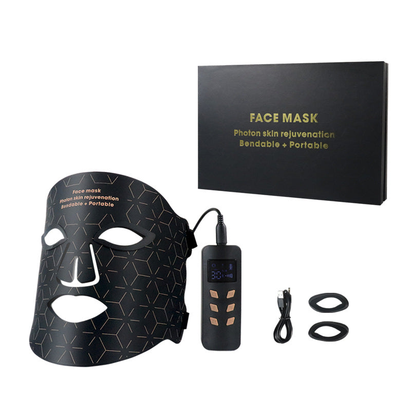 Near-Infrared LED Face Light Mask - 460nm, 590nm, 630nm, 850nm Spectrum Light