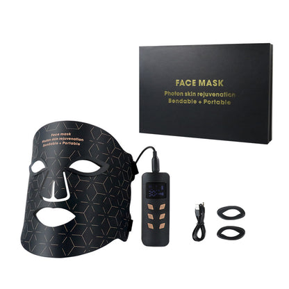 Near-Infrared LED Face Light Mask - 460nm, 590nm, 630nm, 850nm Spectrum Light