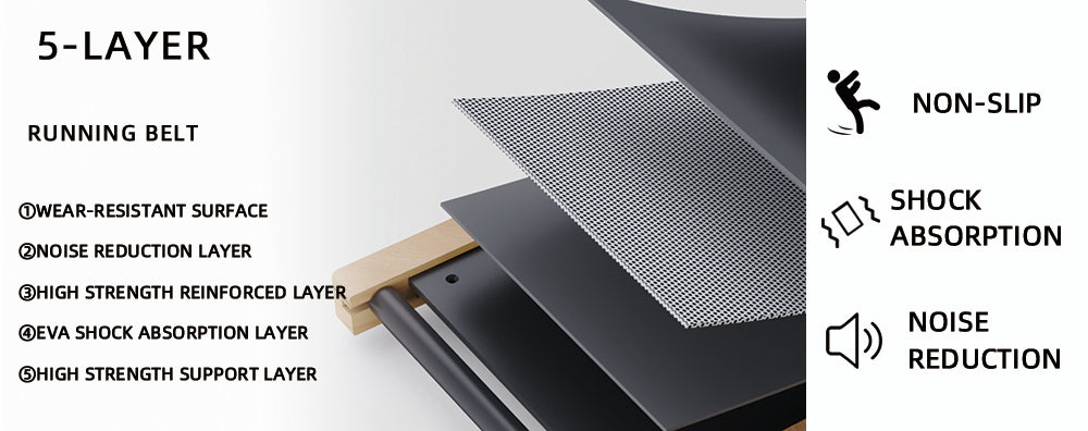 Real Wood Walking Pad - Quiet Portable Treadmill with Remote - LED/LCD Display