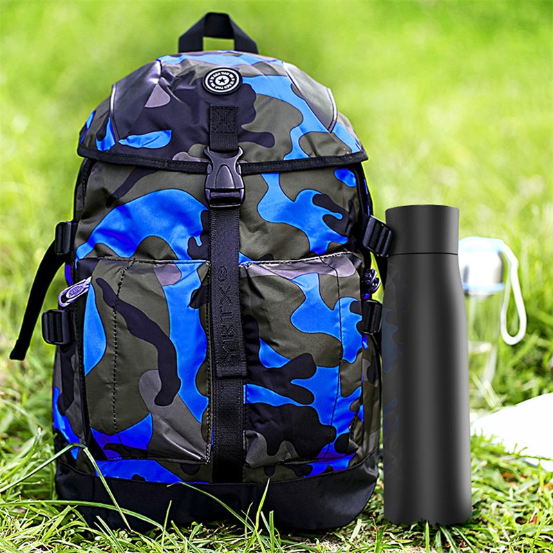 Self-Cleaning and Insulated Stainless Steel Water Bottle with UV Water Sanitizer - With Temperature Display
